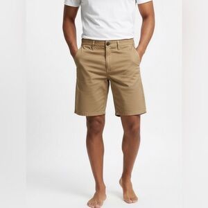 Volcom Button Up Casual Dressy Khaki Shorts Men Size 30” Waist Teen Young Man